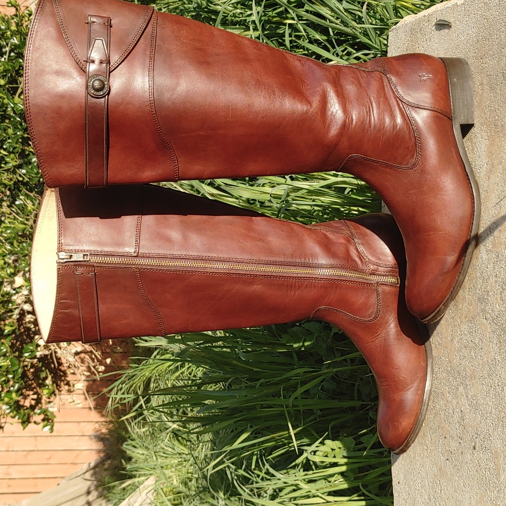 Frye Molly Button Knee High Boots